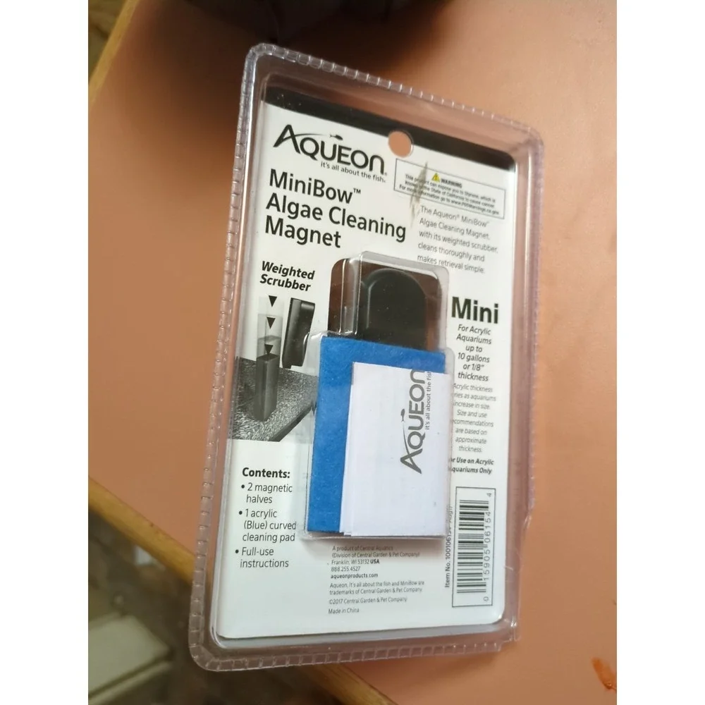 Aqueon Mini Aquarium Cleaning Magnet for Glass & Acrylic Tanks - New